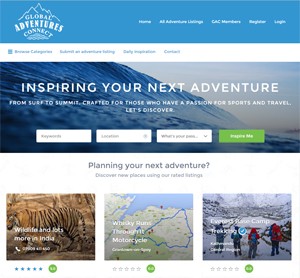 Global Adventures Connect Home Page